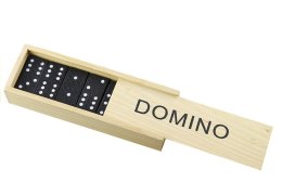 LEAN TOYS Gra Domino w Drewnianym Pudełku 28 Elementy