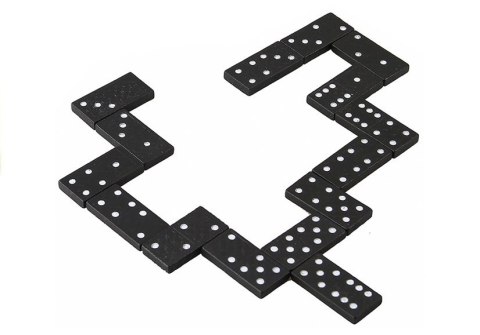 LEAN TOYS Gra Domino w Drewnianym Pudełku 28 Elementy LEAN TOYS Gra Domino w Drewnianym Pudełku 28 Elementy
