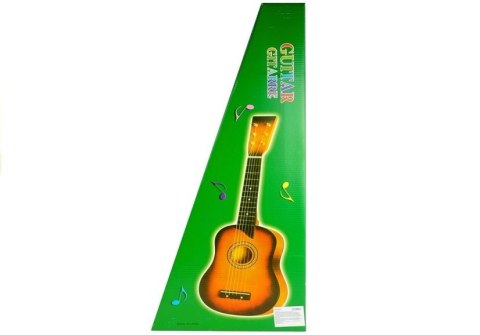 LEAN Toys Gitara Drewniana Klasyczna z Kostką Jasny Brąz LEAN Toys Gitara Drewniana Klasyczna z Kostką Jasny Brąz