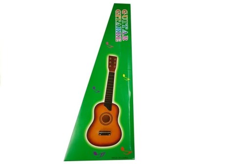 LEAN Toys Gitara Drewniana z Kostką Kremowa LEAN Toys Gitara Drewniana z Kostką Kremowa