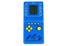 LEAN Toys Gra Elektroniczna Tetris Kieszonkowa Niebieska