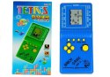 LEAN Toys Gra Elektroniczna Tetris Kieszonkowa Niebieska