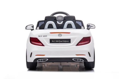 LEAN CARS Auto Na Akumulator Mercedes SLC 300 Biały LEAN CARS Auto Na Akumulator Mercedes SLC 300 Biały
