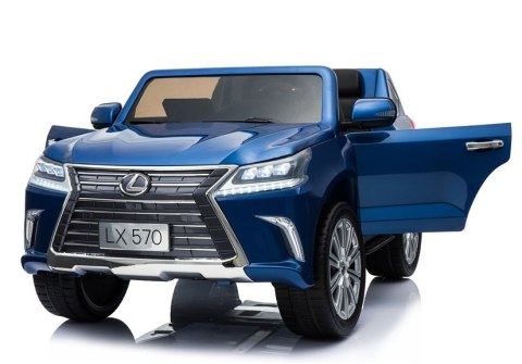 LEAN CARS Auto na Akumulator LEXUS DK-LX570 Niebieski Lakierowany LEAN CARS Auto na Akumulator LEXUS DK-LX570 Niebieski Lakierowany