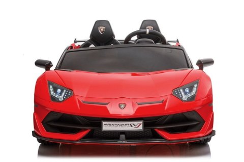 LEAN CARS Auto na akumulator Lamborghini Aventador SX2028 Czerwony LEAN CARS Auto na akumulator Lamborghini Aventador SX2028 Czerwony