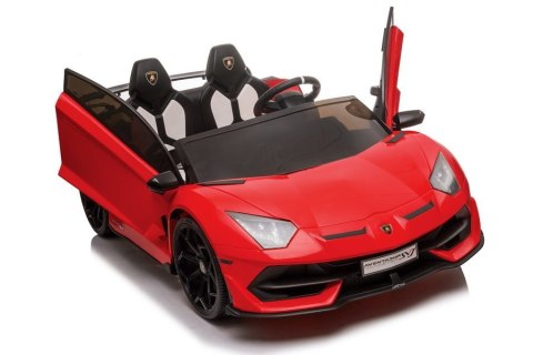 LEAN CARS Auto na akumulator Lamborghini Aventador SX2028 Czerwony LEAN CARS Auto na akumulator Lamborghini Aventador SX2028 Czerwony