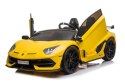 LEAN CARS Auto na akumulator Lamborghini Aventador SX2028 Żółty