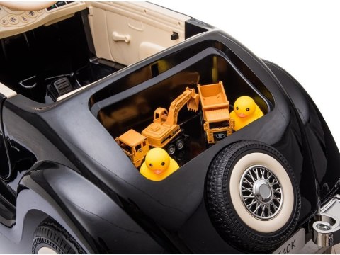 LEAN CARS Auto na akumulator Mercedes 540K Czarny LEAN CARS Auto na akumulator Mercedes 540K Czarny