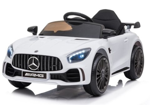 LEAN CARS Auto na akumulator Mercedes AMG GT R Biały LEAN CARS Auto na akumulator Mercedes AMG GT R Biały