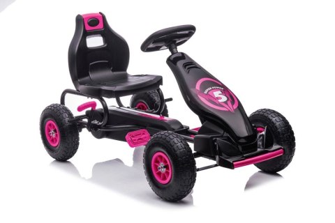 LEAN CARS Gokart Na Pedały G18 Różowy LEAN CARS Gokart Na Pedały G18 Różowy