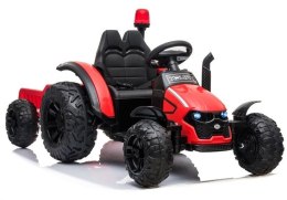 LEAN CARS Traktor na akumulator z Przyczepą HZB-200 Czerwony