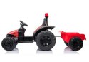 LEAN CARS Traktor na akumulator z Przyczepą HZB-200 Czerwony