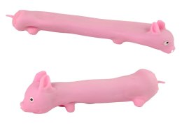 LEAN TOYS Elastyczna Różowa Świnka Gniotek Squishy Zabawka Sensoryczna