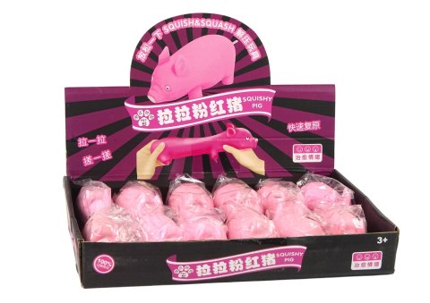 LEAN TOYS Elastyczna Różowa Świnka Gniotek Squishy Zabawka Sensoryczna LEAN TOYS Elastyczna Różowa Świnka Gniotek Squishy Zabawka Sensoryczna