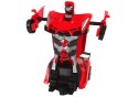 LEAN Toys Auto Robot 2w1 Pilot R/C Zdalnie sterowane Czerwony
