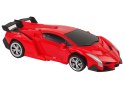 LEAN Toys Auto Robot 2w1 Pilot R/C Zdalnie sterowane Czerwony