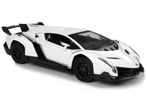 LEAN Toys Auto Sportowe R/C 1:24 Lamborghini Veneno Białe 2.4 G Światła LEAN Toys Auto Sportowe R/C 1:24 Lamborghini Veneno Białe 2.4 G Światła