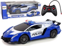 LEAN Toys Auto Wyścigowe Policja R/C Zdalnie Sterowane Policyjne + Akumulator