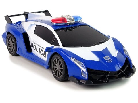 LEAN Toys Auto Wyścigowe Policja R/C Zdalnie Sterowane Policyjne + Akumulator LEAN Toys Auto Wyścigowe Policja R/C Zdalnie Sterowane Policyjne + Akumulator