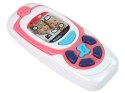 LEAN Toys Dziecięcy Edukacyjny Telefon Komórkowy Melodia Różowy