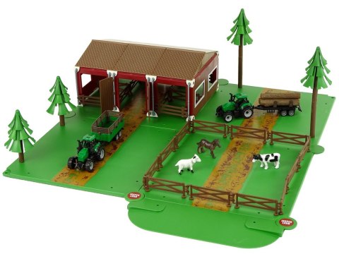 LEAN Toys Farma Stodoła Zagroda Dla Zwierząt Gospodarstwo Dwa Traktory LEAN Toys Farma Stodoła Zagroda Dla Zwierząt Gospodarstwo Dwa Traktory