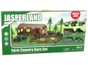 LEAN Toys Farma Stodoła Zagroda Dla Zwierząt Gospodarstwo Dwa Traktory