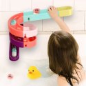 LEAN Toys Gra Zabawka Do Kąpieli Tor Zjeżdżalna Kaczka Zestaw 44 Elementy