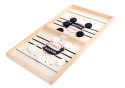 LEAN Toys Gra Zręcznościowa Hokej Katapulta Cymbergaj Drewniany 36cm