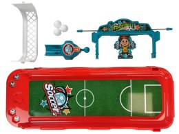 LEAN Toys Gra Zręcznościowa Stołowa Piłka Nożna Wyrzutnia Bramka Karty