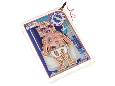 LEAN Toys Gra Zręcznościowa Szalony Doktor Operacja Plansza LEAN Toys Gra Zręcznościowa Szalony Doktor Operacja Plansza