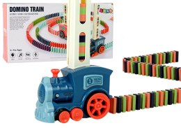 LEAN Toys Interaktywna Lokomotywa Pociąg Układająca Domino Dźwięk