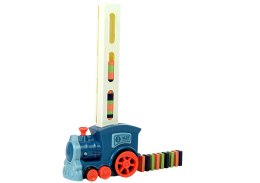 LEAN Toys Interaktywna Lokomotywa Pociąg Układająca Domino Dźwięk
