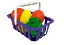 LEAN Toys Kasa Fiskalna Dla Dzieci Kalkulator Koszyk Warzywa