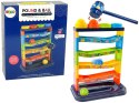 LEAN Toys Kolorowa Zjeżdżalnia Piłeczek Grzechotka Edukacyjna