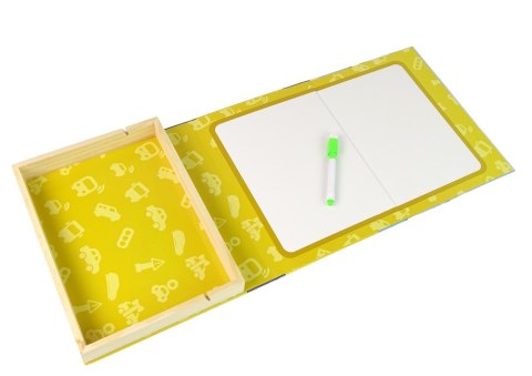 LEAN Toys Magnetyczna Układanka Książka Transport Puzzle Karty LEAN Toys Magnetyczna Układanka Książka Transport Puzzle Karty