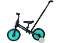 LEAN Trike Rower Biegowy Trójkołowy Na Pedały 3w1 Czarno-Miętowy