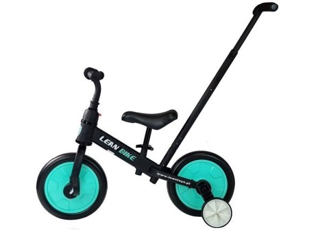 LEAN Trike Rower Biegowy Trójkołowy Na Pedały 3w1 Czarno-Miętowy LEAN Trike Rower Biegowy Trójkołowy Na Pedały 3w1 Czarno-Miętowy