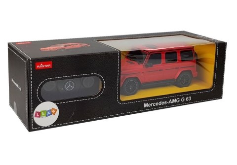 Rastar Auto Mercedes AMG G63 Zdalnie Sterowany R/C 1:24 Czerwony 2.4 G Rastar Auto Mercedes AMG G63 Zdalnie Sterowany R/C 1:24 Czerwony 2.4 G