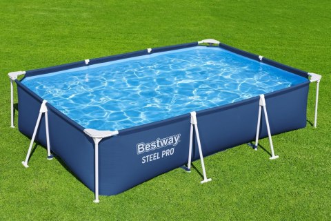 Bestway Basen Ogrodowy Stelażowy 300 cm x 201 cm x 66 cm Bestway 56404 Bestway Basen Ogrodowy Stelażowy 300 cm x 201 cm x 66 cm Bestway 56404