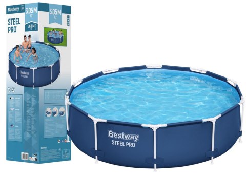 Bestway Basen Ogrodowy Stelażowy 305 x 76 cm Bestway 56677 Bestway Basen Ogrodowy Stelażowy 305 x 76 cm Bestway 56677