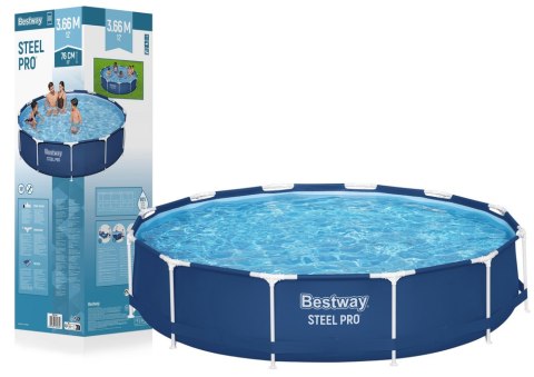 Bestway Basen Stelażowy 366 x 76 cm Bestway 56706 Bestway Basen Stelażowy 366 x 76 cm Bestway 56706