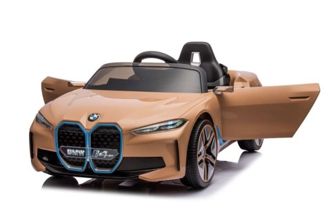 LEAN CARS Auto Na Akumulator BMW I4 Złote 4x4 LEAN CARS Auto Na Akumulator BMW I4 Złote 4x4