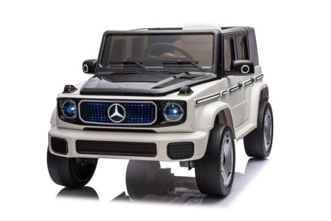 LEAN CARS Auto Na Akumulator Mercedes EQG 4x4 Biały LEAN CARS Auto Na Akumulator Mercedes EQG 4x4 Biały