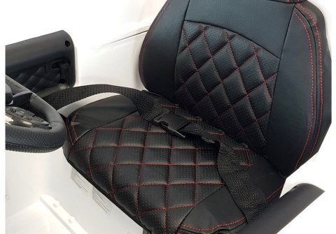 LEAN CARS Auto na Akumulator Mercedes G63 Biały BBH-0003 LEAN CARS Auto na Akumulator Mercedes G63 Biały BBH-0003