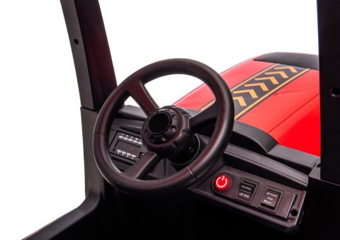 LEAN CARS Traktor Na Akumulator A011 24V Czerwony LEAN CARS Traktor Na Akumulator A011 24V Czerwony
