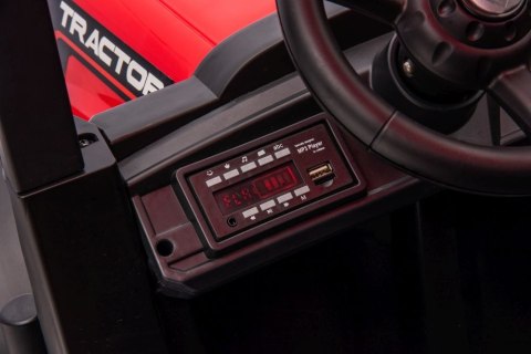 LEAN CARS Traktor Na Akumulator A011 24V Czerwony LEAN CARS Traktor Na Akumulator A011 24V Czerwony