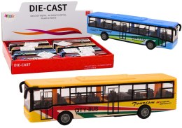 LEAN TOYS Autobus Miejski Z Napędem Frykcyjnym 15cm Metalowy