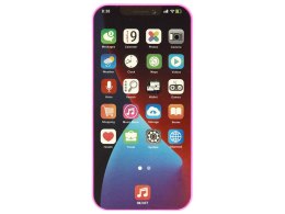 LEAN TOYS Dziecięcy Telefon Ze Światłem i Muzyką Różowy
