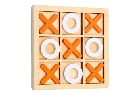 LEAN TOYS Gra W Kółko i Krzyżyk Strategiczna Logiczna Drewniana LEAN TOYS Gra W Kółko i Krzyżyk Strategiczna Logiczna Drewniana