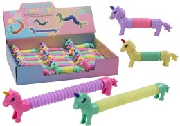 LEAN TOYS Jednorożec Do Rozciągania Antystresowy Pop Tube MIX